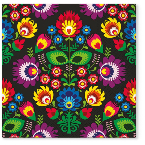 137206_Салфетки трехслойные для декупажа, коллекция "Lunch" TETЕ a TETE "Фольклерный стиль" 137206_Салфетки трехслойные для декупажа, коллекция "Lunch" TETЕ a TETE "Фольклерный стиль"