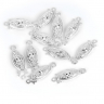 Застежка  MAGIC 4 HOBBY арт.MH.111923-2 цв. серебро 6х14 мм уп.20шт