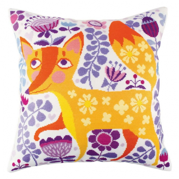 Набор для вышивания РТО арт.CU009 Лиса-краса 40х40 см