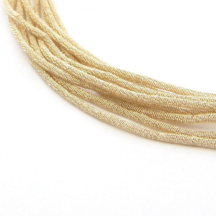 Канитель мягкая,витая арт.KAN/MA 1-01 матовый, цв.экрю уп.100 г