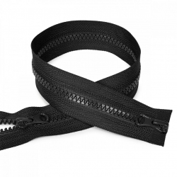 Молния MaxZipper трактор №5 2 замка усил.зв., 95см, цв.F322 черный уп.50шт