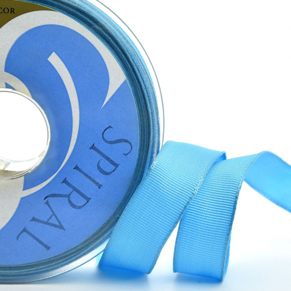 61226_Лента репсовая SAFISA, 15мм, 25м, цвет 16, бирюзовый