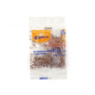 Бисер Preciosa №10, 5 г., цвет №00980 черно-красная полоска прозрачный