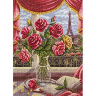 Набор для вышивания PANNA арт. N-1291 Окно в Париж 25х33 см