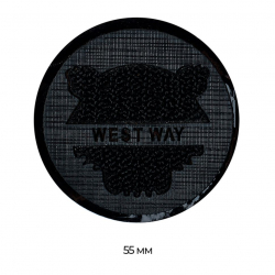 Аппликация пришивная арт.TBY.FX1631 WEST WAY ?5,5см уп.20шт