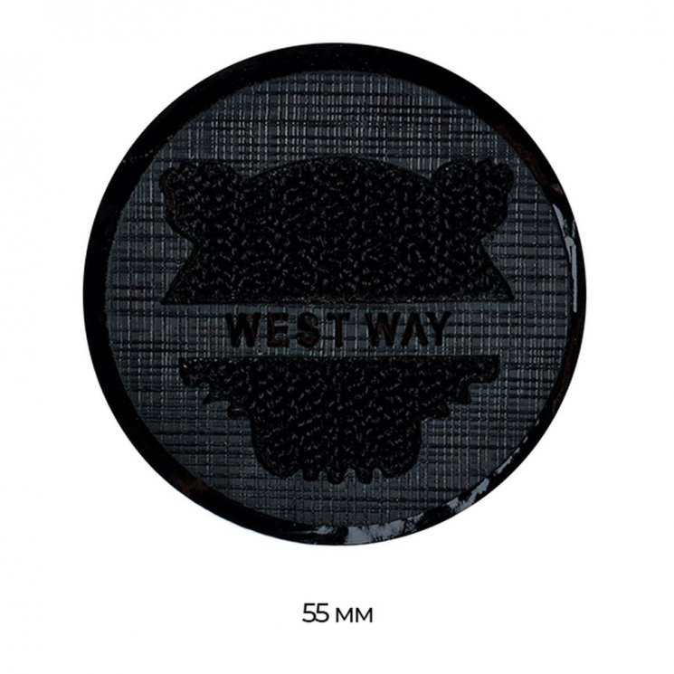 Аппликация пришивная арт.TBY.FX1631 WEST WAY ?5,5см уп.20шт