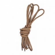 Шнурки круглые 3мм вощеные дл.100см цв. бежевый (25 компл)