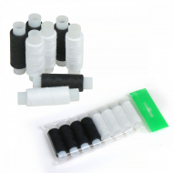 Нитки армированные 50/2 Ассорти черно-белое  150 м уп.8шт