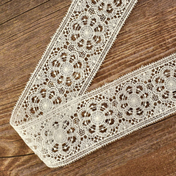 173843_Гипюр, 41 мм, цвет белый 173843_Гипюр, 41 мм, цвет белый