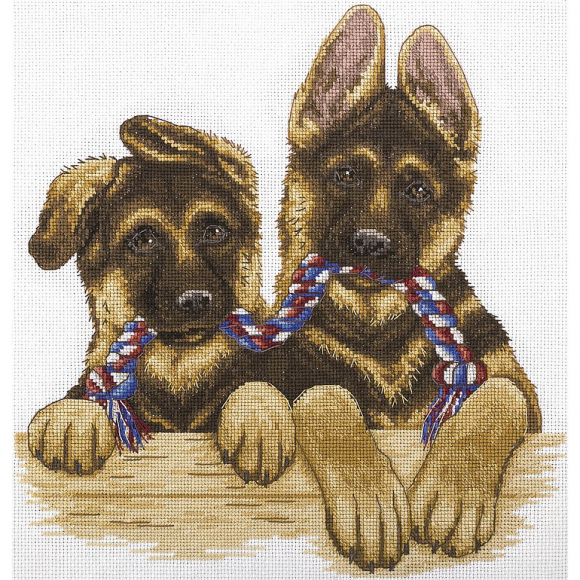 Набор для вышивания PANNA арт. J-1683 Двое из ларца 28х29 см