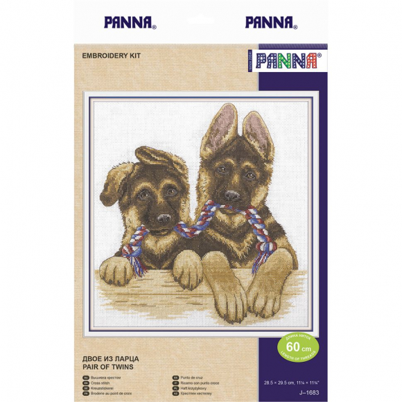 Набор для вышивания PANNA арт. J-1683 Двое из ларца 28х29 см