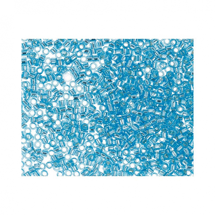 Бисер Япония "TOHO" 11/0  TREASURE №2  1.6 мм 5 х 5 г №0023 св.голубой