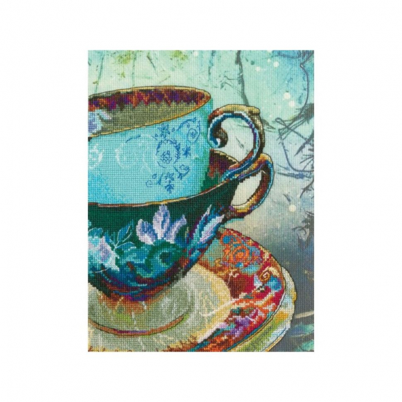 Набор для вышивания РТО арт.M70021 Старинный фарфор 16,5х22,5 см