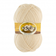 Пряжа ADELIA RACHEL (90% шерсть, 10% полиэстер) 5х100г/400м цв.22 экрю