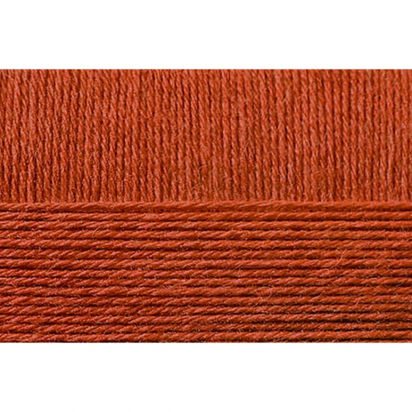 Пряжа для вязания ПЕХ Кроссбред Бразилии (50% шерсть, 50% акрил) 5х100г/490м цв.030 св.теракот