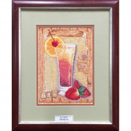 90428_Вышитая картина "Клубничный микс"