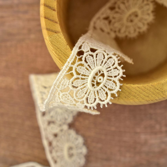 173861_Гипюр, 27 мм, цвет шампань