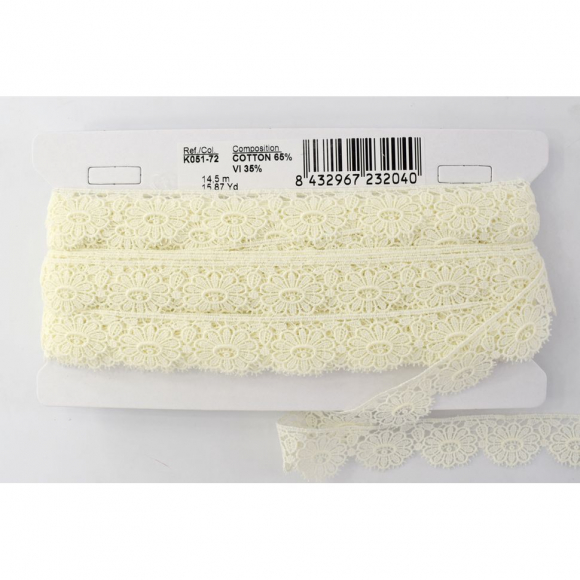 173861_Гипюр, 27 мм, цвет шампань