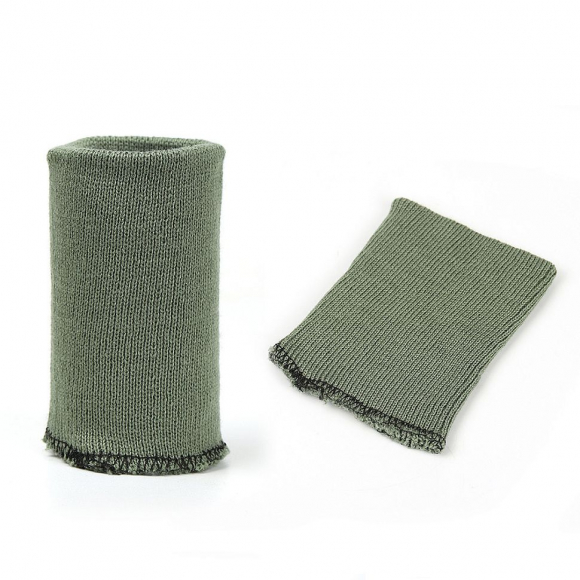 Манжеты 8х10 см 100% ПАН арт.МРЦ-32/2 рапорт 1х1 плетение ластик цв. 383/1 кактус 10 пар