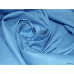 Ткань сатин гл/крашеный, 120 г/м?, 100% хлопок, шир.220см, цв.15-4225 голубой рул.60м