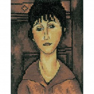 Набор для вышивания РТО арт.EH337 Портрет девушки 10х13 см