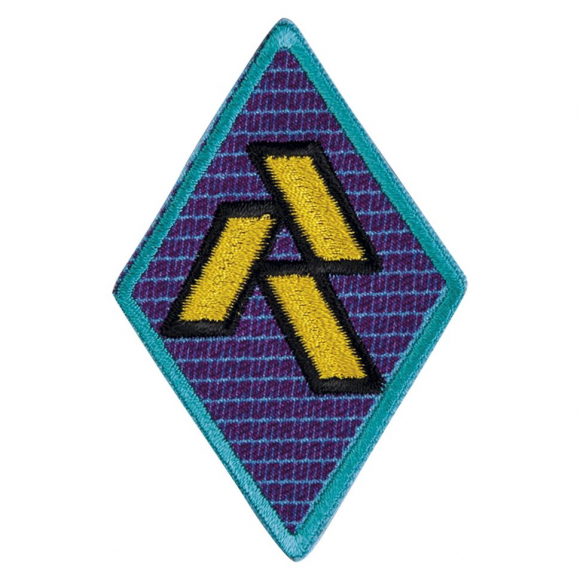 Термоаппликация "Желто-фиолетовый знак"