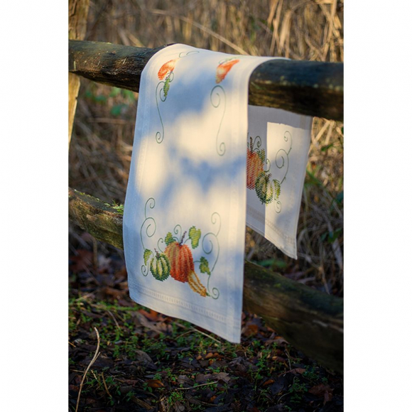 Набор для вышивания VERVACO арт.PN-0013431 Дорожка Тыквы 40х100 см Набор для вышивания VERVACO арт.PN-0013431 Дорожка Тыквы 40х100 см