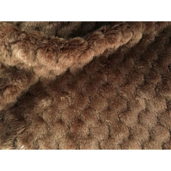 Мех Фактурный СОТЫ КЛ.25743 50х50см (±1 см) цв.коричневый