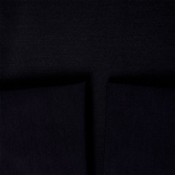 Ткань ТиСи поплин стрейч 110 г/м? 65% пэ, 33% хлопок, 2% спандекс шир.150 см арт.TBY.TC.24 цв.черный уп.5м