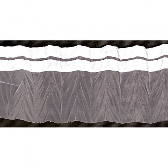 Тесьма рюш арт.TBY CS- 7 / 1-стор. шир.60мм цв.белый уп.13.71м Тесьма рюш арт.TBY CS- 7 / 1-стор. шир.60мм цв.белый уп.13.71м