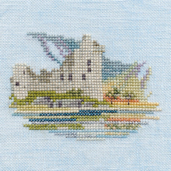 Набор для вышивания DERWENTWATER DESIGNS арт.MIN21A Waterside Castle 10х8,5 см