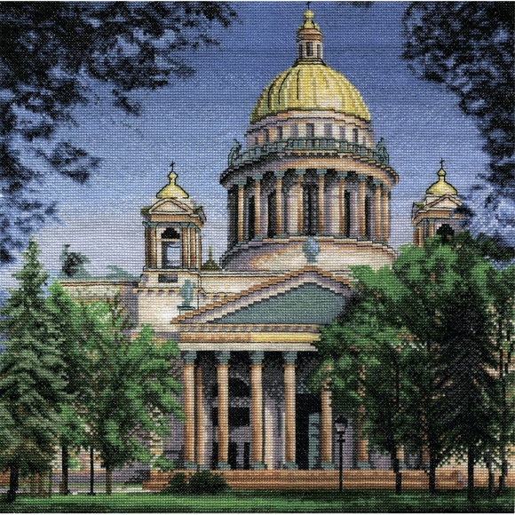 Набор для вышивания PANNA арт. AS-0490 Исаакиевский собор 34х36 см