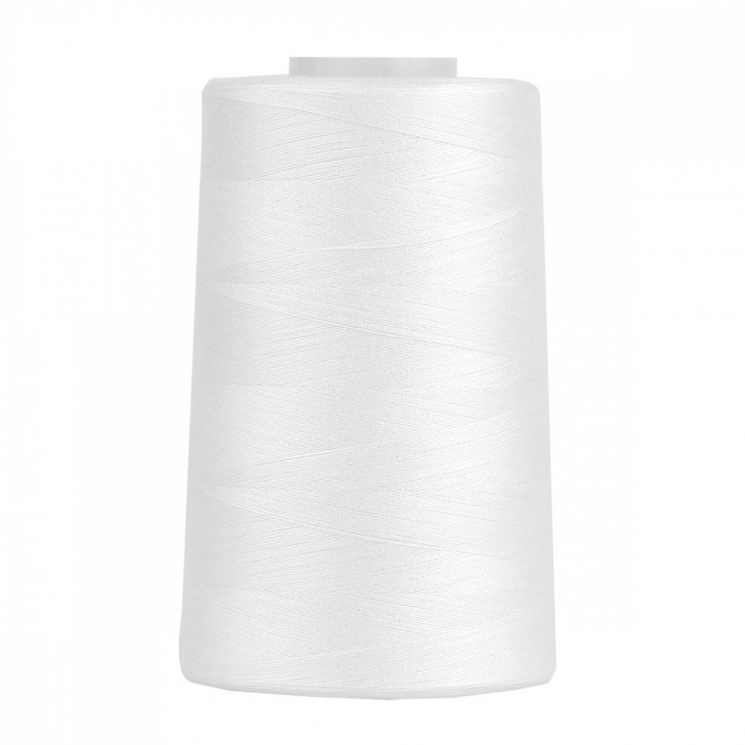 Нитки швейные 40/2 полиэстер 5000 ярд цв.белый MAX