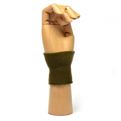 Манжеты 6,5х8 см 100% ПАН арт.МРД: 32/2 рапорт 2х1 плетение ластик цв. 532/3 болотный 10 пар