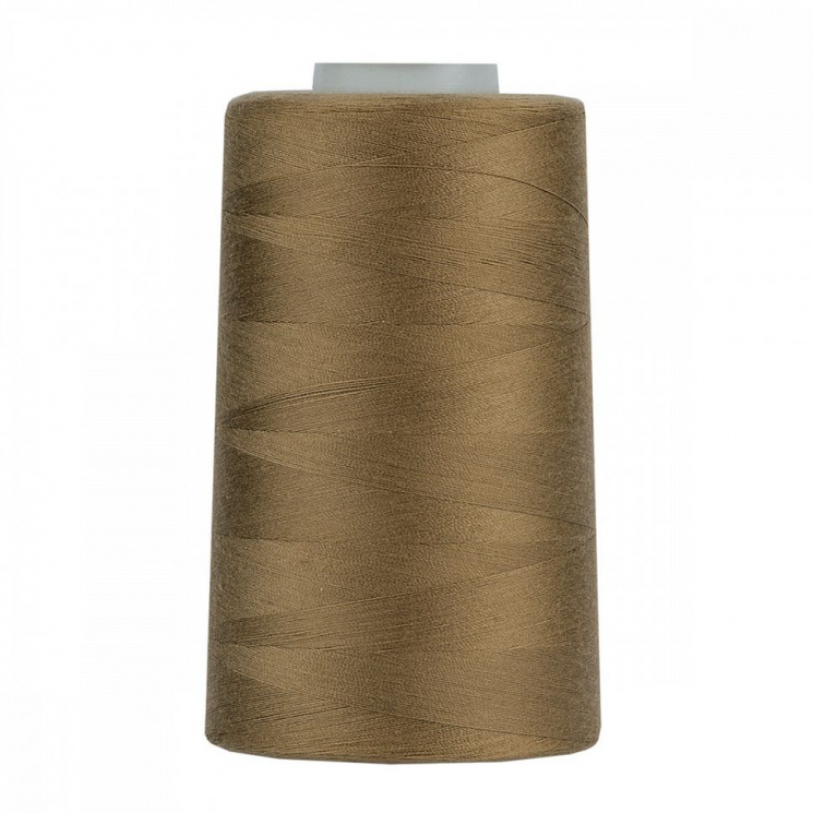 Нитки швейные 50/2 полиэстер 5000 ярд цв.495 т.орех MAX