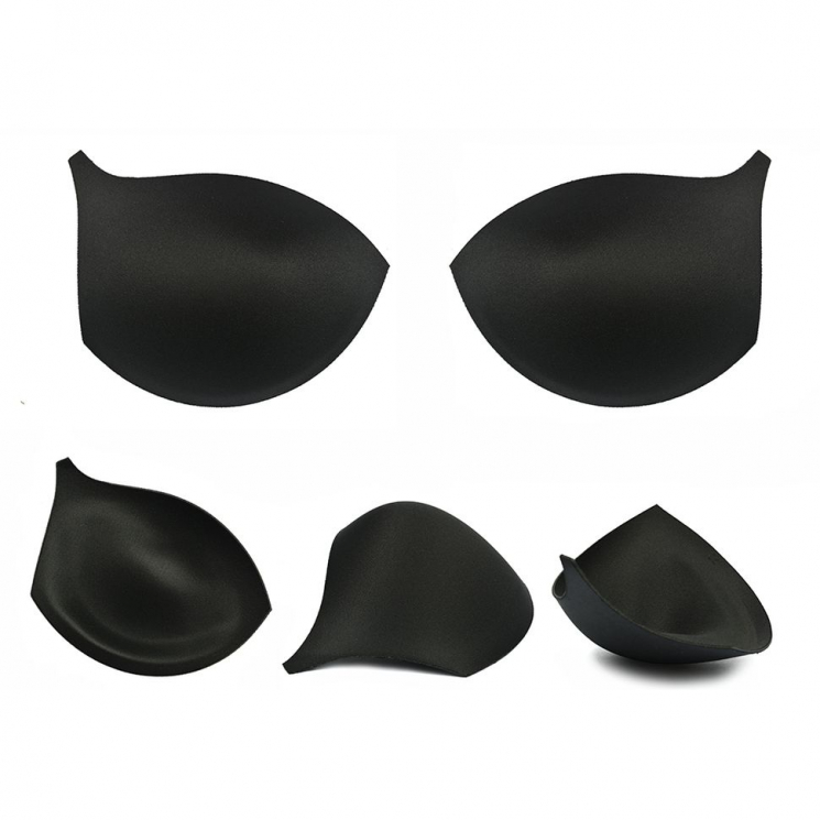 Чашечки корсетные AC-72 с эффектом push-up р.70 цв. черный уп.10 пар