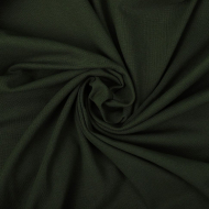 Ткань рибана  гл/крашеный, 215г/м?  95% хл 5%эласт  чулок 80-90см арт.ДЛ-2153142 цв.хаки рул.15-80м (1кг-2,52м)