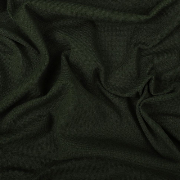 Ткань рибана  гл/крашеный, 215г/м?  95% хл 5%эласт  чулок 80-90см арт.ДЛ-2153142 цв.хаки рул.15-80м (1кг-2,52м)