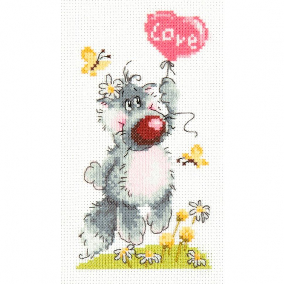 Набор для вышивания ЧУДЕСНАЯ ИГЛА арт.18-93 На крыльях любви 9х17 см Набор для вышивания ЧУДЕСНАЯ ИГЛА арт.18-93 На крыльях любви 9х17 см