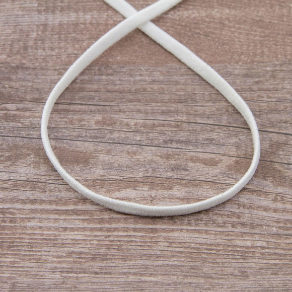 162435_Резинка шляпная SAFISA, 5 мм, цвет 02, белый