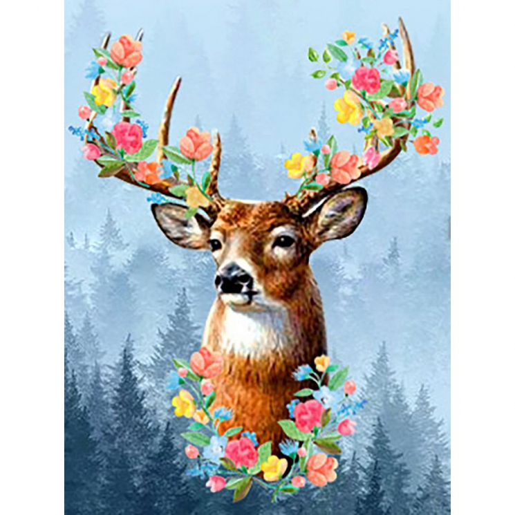 Алмазная мозаика Ah5417 Дух леса 30х40