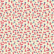 Ткань для пэчворка PEPPY Vintage 30'S Florals 4714 145 г/м? 100% хлопок цв.26645 RED1 уп.50х55 см