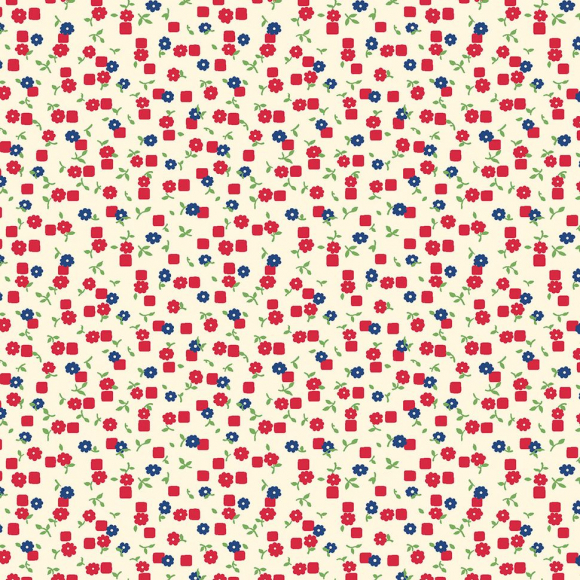 Ткань для пэчворка PEPPY Vintage 30'S Florals 4714 145 г/м? 100% хлопок цв.26645 RED1 уп.50х55 см Ткань для пэчворка PEPPY Vintage 30'S Florals 4714 145 г/м? 100% хлопок цв.26645 RED1 уп.50х55 см