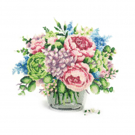 Кристальная мозаика на подрамнике ФРЕЯ арт.ALPD-001 Нежный букет 40х30 см Кристальная мозаика на подрамнике ФРЕЯ арт.ALPD-001 Нежный букет 40х30 см