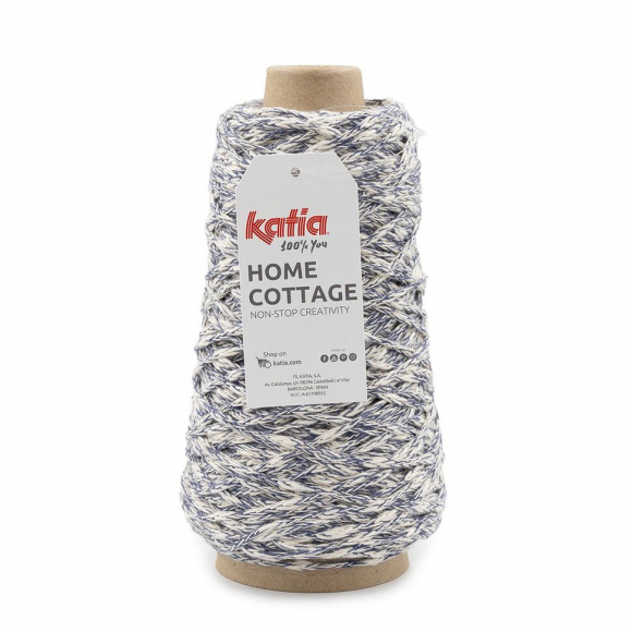 Пряжа Home Cottage, 70% хлопок, 30% переработанный полиэстер, 200 г, 140 м