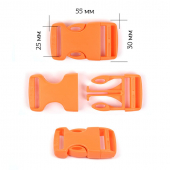Фастекс 25мм FE25А цв.оранжевый нагрузка 60 кг уп.20 шт