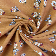 Ткань Твил 150 г кв.м 100% вискоза шир.145 см арт.Р.28600.01 цв.01 бежевый уп.25м