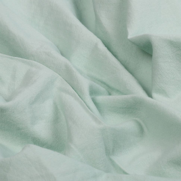 Ткань Хлопок крэш 90 г/м? 100% хлопок шир.150 см арт.TBY.Caw.47 цв.мятный уп.1м