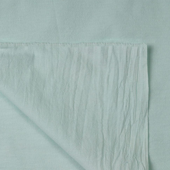 Ткань Хлопок крэш 90 г/м? 100% хлопок шир.150 см арт.TBY.Caw.47 цв.мятный уп.1м