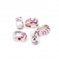 Бусины керамические TESОRO арт.TS-394 цв.006 15х8 мм